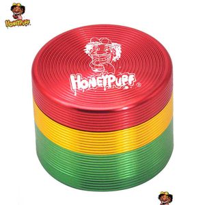 Herb Grinder Smok Smoks Shop Chromium Crusher Herb Tobacco Grinder 6m 4 Camadas Acessórios para fumantes de especiarias à base de plantas Mão entrega em casa Gar dhu6s