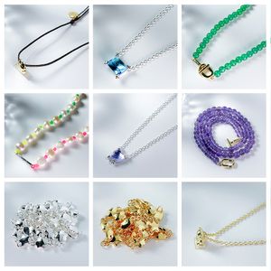 Kostenlose Lieferung 2023 Neue Silberdeklaration mit vergoldeten und Smaragd-Halsketten für Damen, spanischer Bär, süßes Schmuckgeschenk
