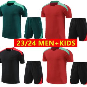 2023 2024 Portogallo Joao Felix Men and Kids Short Maniche di allenamento da calcio Neves Bruno Ronaldo Fernandes 22 23 24 Portogallo Set di felpe