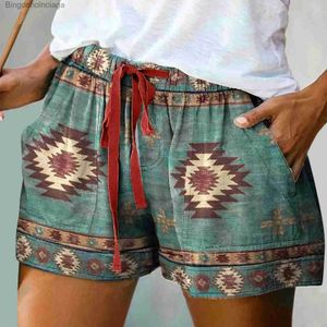 Women's Shorts Sports Shorts Fe Loose Shorts Womens Plus Size Comfy Dstring Casual Elastic Waist Casual Beach Party Shorts L231222