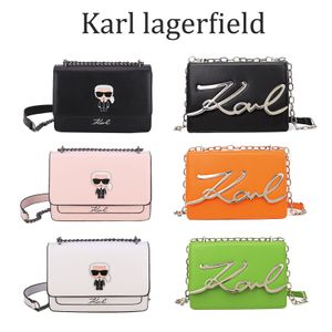10a luksusowa torebka Karl Lagerfield Woman designerka torba migawka łańcuch klapy Messenger na ramię skórzana koperta napędowa torby