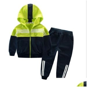 Kleidung Sets Baby Boy Kleidung Sport Mädchen Jungen Sportset Kinder Teenager Anzug School Jacken 201127 Drop Delivery Mutterschaft DH3B1