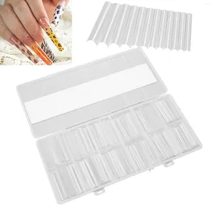 False Nails 240pcs Nail Extensions Transparent Ultra Long Tips Thin Full Cover Artificial Fingernail N