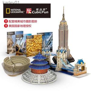3D Puzzles 3D Jigs Puzzle Geographic Handmade the SQL Statements Are Run and Returned Results Are Assembled Architecture Paper YQ231222