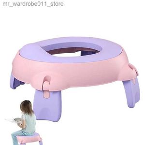 Potties Seats Kid Toilet Seat Boys Potty Seat Toddler Toilet Seat Potty Splashproof Foldable Poop Bag Space Design Anti-Rollover Non-Slip Q231223