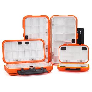 Tackle Pro Beros Waterproof Fishing Tackle Box Box Doubleided Escone Box Box Accessori di pesca di grande capacità Accessori in plastica in plastica