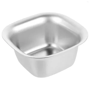 Bowls Stainless Steel Bowl Simple Container Multi-functional Metal Mixing Steamed Egg Fruit Storage Serving