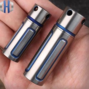 Tools S/l Ultralight Titanium Seal Bottle Waterproof Canister Medicine Bottles Outdoor Emergency Edc Good Quality Survival Tool