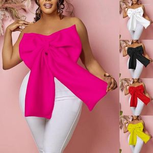 Frauen Tanks ESUO Frauen Tops Plus Size S-5xl High Street Sexy Front Brust Bow Brithday Party Weihnachtskleidung Weste