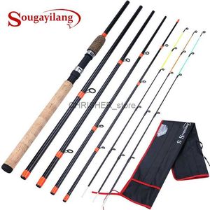 Boat Fishing Rods Sougayilang High Quality Cork Handle Feeder Spinning Fishing Rod 3.0M L M H Power Travel Rod De Pesca Carp Feeder PoleL231223