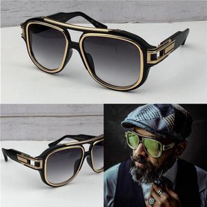 Novos óculos de sol da moda GM6 Men Design Metal Vintage Glasses Popular Style Square Frame 400 Lente com case original291e