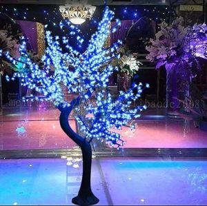 Strängar 2017 LED CHERRY BLOSSOM TREE LIGHT 864PCS LED -glödlampor 1,8 m höjd 110/220VAC Sju färger för alternativ Regntät utomhusanvändningsdropp SH
