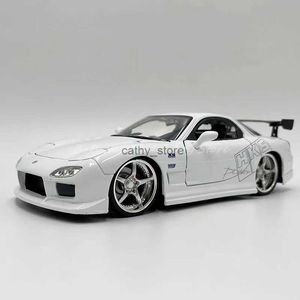 Elektro-/RC-Auto 1:24 Diecast-Automodellspielzeug 1993 Mazda RX-7 Fahrzeugreplik SammlereditionL231223