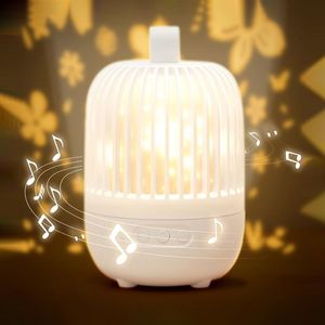 LED Star Music Projector Night Light Rechargeable Room Decor Rotate Starry Sky Porjectors Luminaria Decoration Bedroom Lamp Gift270J