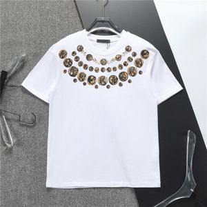 24ss designer masculino unissex moda feminina algodão manga curta carta impressão d roupas casual topo camiseta tamanho M-3XL g #21