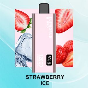 Original ELF World I15Pro 12000 Puffs Bildschirmladung Display wiederaufladbare Einweg -E -Zigaretten Vape Stift 2% 5% Maschenspule mit 600 mAh Batterie 18ml 15 Aromen auf Lagerbestand