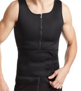 MEN039S Vücut Desterleri Men Corset için Bel Corset Slimming İç çamaşırı göbek kemeri neopren yelek sauna takım elbise adamı azaltma sh9964556