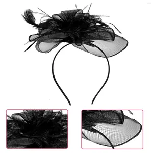 Bandanas Fascinator Hat Tea Party Mesh Yarn Vintage Costume