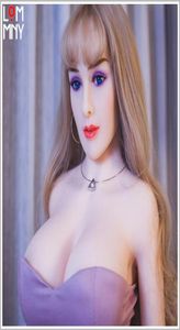 YRMCOLOT 158cm de alta qualidade japonesa Anal oral de boneca sexual real Tamanho do corpo inteiro Silicone Love com metal Skeleton4524380