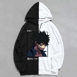 Anime my dabi pullover kobiety mężczyźni ponadgabarytowe bluzy bluzy boku no hero akademickie bluzy