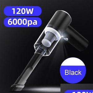 Other Interior Accessories Powerf Small Car Vacuum Cleaner With Permanent Led Fluorescent Lights That Do Not Reduce Low Noise Fast Dro Dhu0X