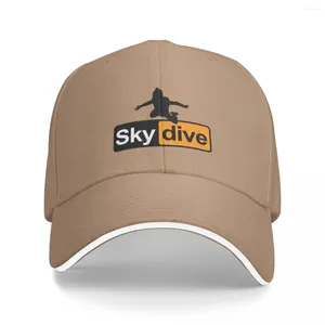 Шаловые шапочки Skydive Design-Skydiving Tracking 2 Hell Baseball Cap Funny Hat | -f- |Хип -хоп индивидуальные шляпы мужчин