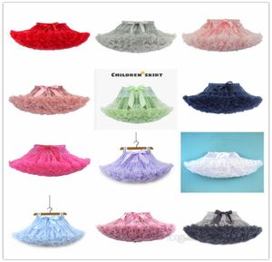 INS Girls Ruffle Tutu юг Рождество Детская лента складывает пятно пятно