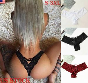 Seksowne stringi bielizny kobiety bezproblemowe bielizny koronkowe majtki Summer Beach Bikini Knicks Gstring Underpant Briefs Tanga S3xl8659098