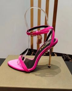 2024 Lady Shoes tf Сандаль 105 мм каблука высочайшего качества сандалии для заловов.