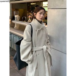 Designers' coats Women's Blends THE High Collar Woolen Winter New Arrivals Korean Pants Fashion Recommend Favourite Best