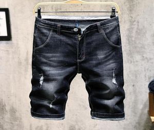 2021 Novos curtos -shorts homens jeans Brandlothing retro nostalgia jeans bermuda curto para homem azul jeans size 28369240303