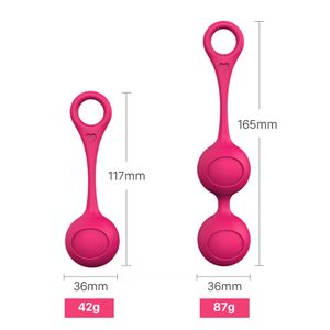 Sex Toys Adult Products Kvinnor Singel och dubbla pärlor Kegel Balls Vaginal Dantell Trainer Vaginal Tighting Training Masturbator