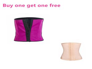 EPACK WOMENS LATEX Underbust Body Shaper Waist Clincher Corset Training Trainer Belt Fat Burning Shapers Plus Size S6XL7068440