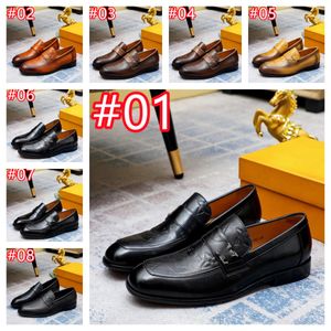 40 model designer de vestido italiano sapatos de couro para homens sapatos formais homens homens formal 2023 Spring Party Luxurr Mirror Oxford Shoes