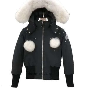Łoś Knuckle Moose Kurtka Down Męska designerka kurtka zima kurtki męskie męskie damskie wiatrówki His-i-Hers moda termiczna 6569 mosiężna kostek