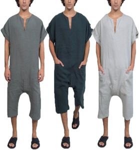 HEFLASHORNEW VINTAGE COMIARMS MĘŻCZYZN SUKTUITY ROMPERS PLAIL V SCIC Arab Arab Kaftan Pieszenie Spodnie Muzułmańskie islamskie masculina8601141