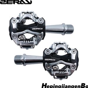 Bangle Zeray MTB Bike Pedals SPD ALUMINUM Ultralight Dual Sided Clipless Pedal With Cleats Selflocking Bearings Bicycle Parts ZP108S