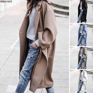 Mescole di lana da donna cappotto autunno e inverno casual inverno Long solido lana calda New Arrivi Fashion Rushed Limited Best Stand Collar