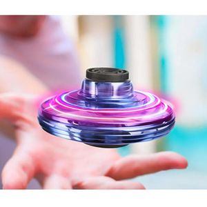 Toys Flynova Spinner Toys Rotating LED Flying Toy Family Interaktion Kids Födelsedagspresenter 2020 Ny UFO Flying Spinner Skicka Giftszz