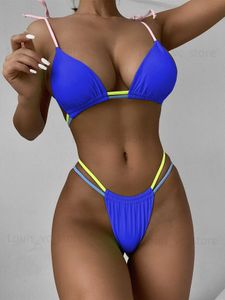 Kobietowe stroje kąpielowe Seksowne mikro bikinis Zestaw Szybu Swimsuit 2023 Summer Push Up Trójkąt stroju kąpielowego BIQUINI Kąpiel Monokini T231223