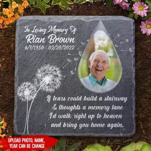 Memorial Poem Stone For Loss Of Loved One Bereavement In Loving Memory Missing You Custom Decorations for Grave 231222