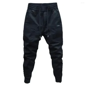 Men's Pants Versatile Casual Men Thick Plush Drawstring Sweatpants With Elastic Waist Ankle-banded Streetwear For Long