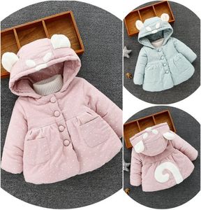 Pink Hooded Winter Coat Baby Warm Winter Twins Clothing Toddler Coat for Girls Winter Jacket Baby 636 Months4074426