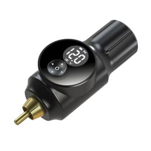 Maskin bärbar mini Wireless Tattoo Power Supply Professional RCA -kontakt för rotationspenna hine