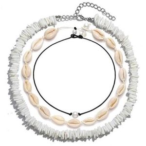 Collana a conchina per donne Boho Tropical Hawaiian Beach Puka Fips Shock Surfer Choker Collana Gioielli Mens Womens GB1230277J