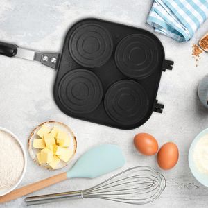 Сковороды на колесиках, сковорода для пирога, инструмент для приготовления яиц, плита, домашняя кухонная форма, сковорода для завтрака, жареный креативный противень с антипригарным покрытием