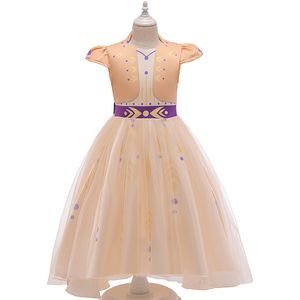 vestidos de gíria infantil vestido vestido cosplay roupas de verão para crianças roupas bebês garotas garotas azul roxo vestido de verão j4qj#