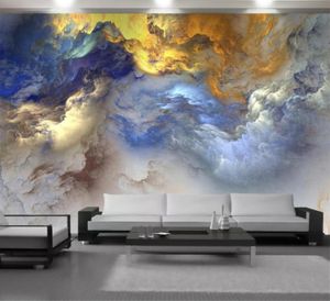 3D Modern Wallpaper Loding Cloud Marble Requintado papéis de parede requintados Decoração de casa Interior Decor de sala de estar de pintura de pintura de parede mural2043163