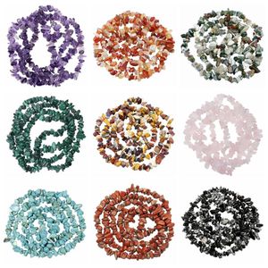 Loose Natural Chips Crystal Beads for Jewelry Making Drilled Polishd Irregular Raw Rock Stone Healing Gemstone Strands 32 inches2113