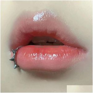 Labret läpp piercing smycken skarp kon stängning sömlös kryddig tjej pil rivet hästsko ring djävlar ins nisch nagelören ben droppe dhjzw